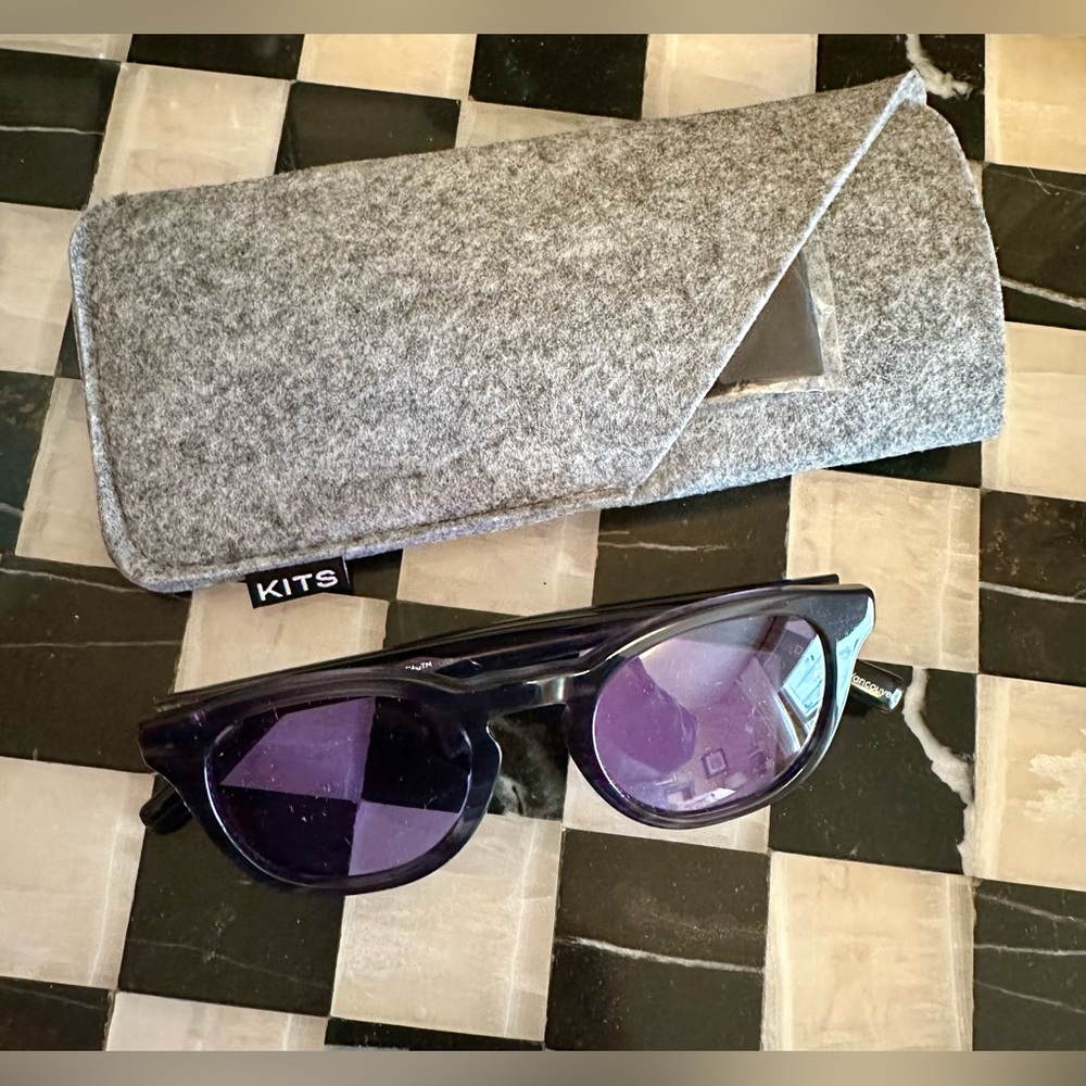 kits eyewear wednesday lift-off sunglasses with purple lenses